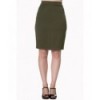 Jupe Banned Clothing Rock And Roll Skirt Olive