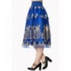 Jupe Banned Clothing Moonlight Escape Skirt Bleu