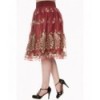 Jupe Banned Clothing Moonlight Escape Skirt Bordeaux