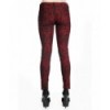 Pantalon Banned Clothing Cross Cameo Burgundy