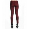 Pantalon Banned Clothing Cross Cameo Burgundy