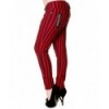 Pantalon Banned Clothing Stripe Skinny Jeans Rouge