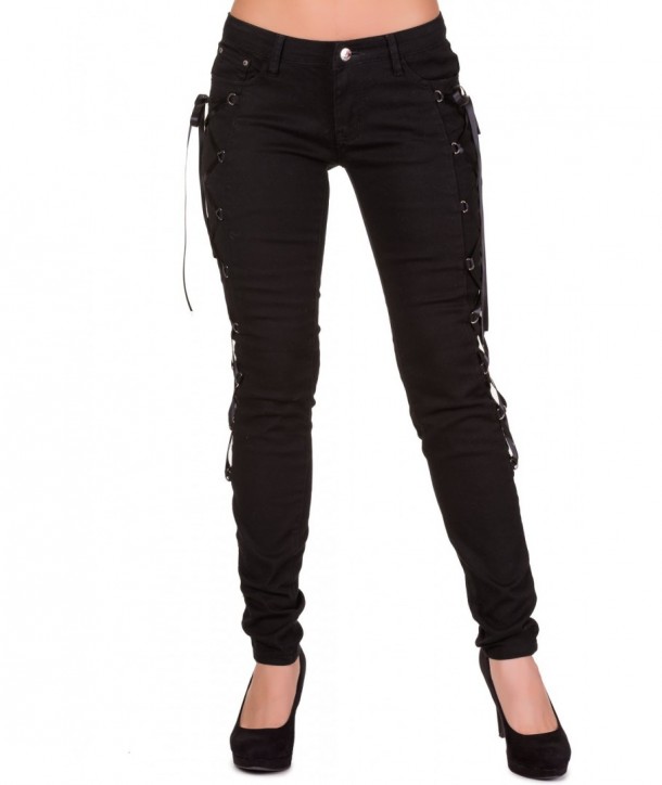 Pantalon Banned Clothing Feel Real Trousers Noir