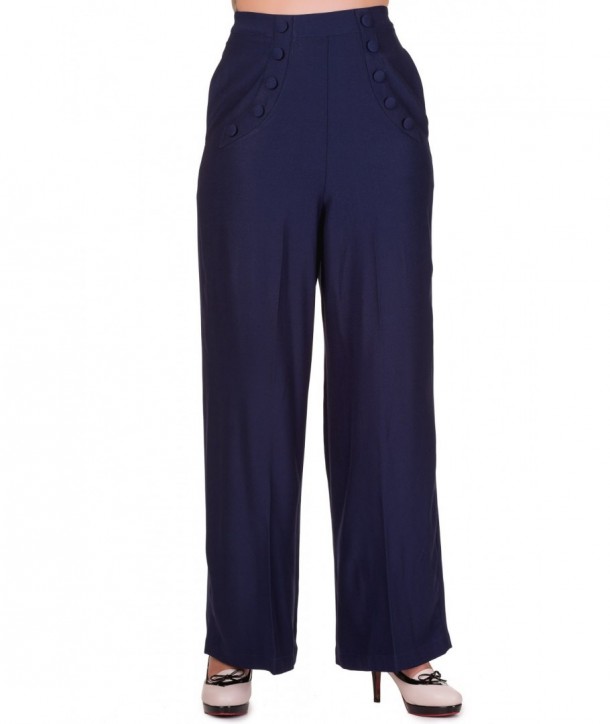 Pantalon Banned Clothing Full Moon Navy