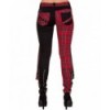Pantalon Banned Clothing Jetsetter Trousers Rouge Tartan/Noir