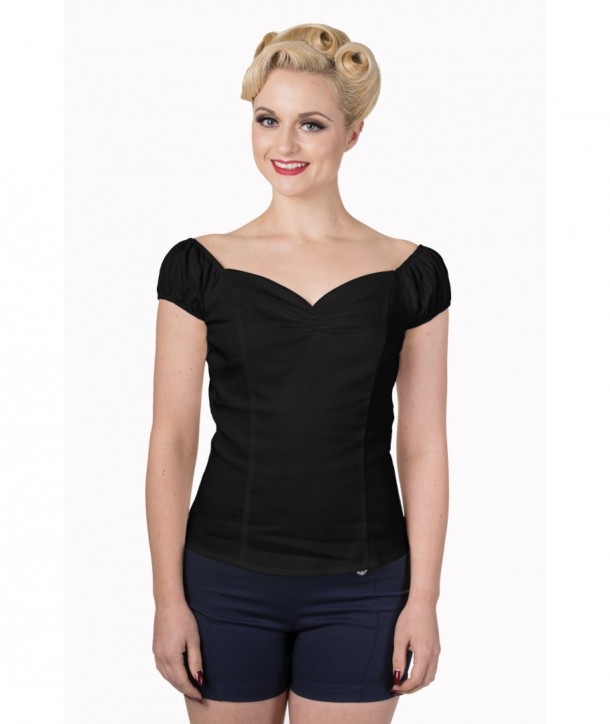 Top Banned Clothing Winnie Top Noir