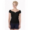 Top Banned Clothing Winnie Top Noir