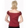 Top Banned Clothing Winnie Top Bordeaux