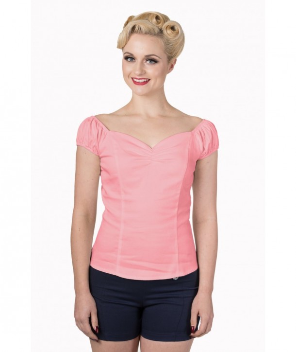 Top Banned Clothing Winnie Top Rose