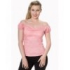 Top Banned Clothing Winnie Top Rose