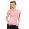 Top Banned Clothing Winnie Top Rose