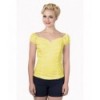 Top Banned Clothing Winnie Top Jaune