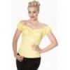 Top Banned Clothing Winnie Top Jaune