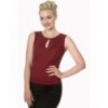 Top Banned Clothing Basic Instinct Top Bordeaux