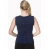 Top Banned Clothing Basic Instinct Top Night/Bleu