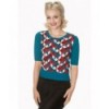 Top Banned Clothing Retro Cube Turquoise