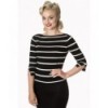 Top Banned Clothing Stripes Please! Knit Jumper Noir