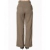 Pantalon Banned Clothing Lady Luck Wide Leg Trouser Marron