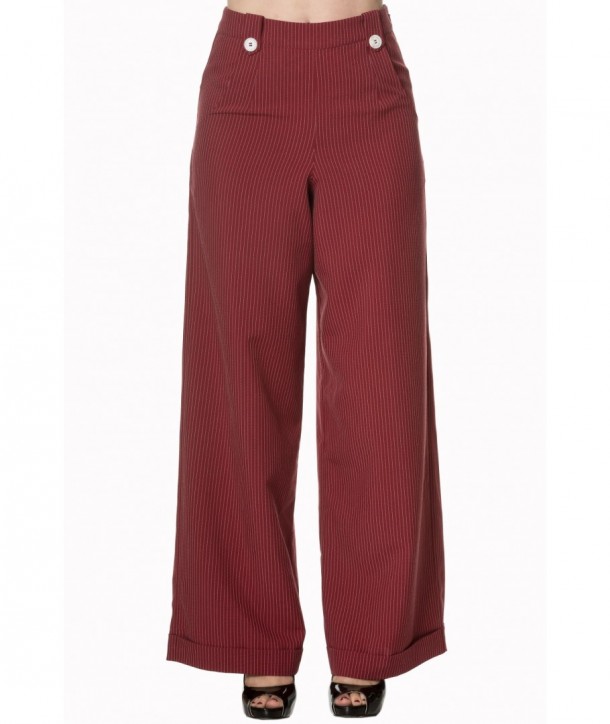 Pantalon Banned Clothing Sweet Revenge Red