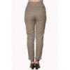 Pantalon Banned Clothing Swept Off Her Feet Slim Leg Trouser Marron