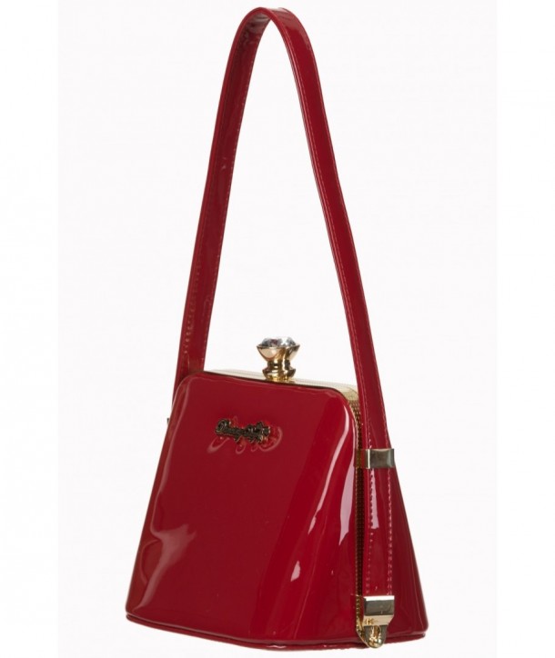 Sac Banned Clothing Dark Blooms Handbag Rouge