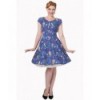 Robe Banned Clothing Made Of Wonder Dress Bleu