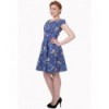 Robe Banned Clothing Made Of Wonder Dress Bleu