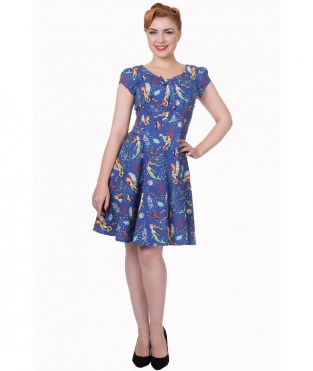 Robe Banned Clothing Made Of Wonder Dress Bleu