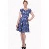 Robe Banned Clothing Made Of Wonder Dress Bleu