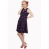 Robe Banned Clothing Summer Romance Dress Navy