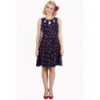 Robe Banned Clothing Summer Romance Dress Navy