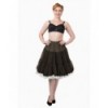 Tutu Banned Clothing Bright Lights Petticoat Noir/Blanc