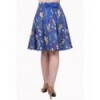 Jupe Banned Clothing Made Of Wonder Midi Skirt Bleu