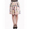 Jupe Banned Clothing Heart Stops Skirt Multicolor