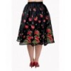 Jupe Banned Clothing Dark Moon Skirt Noir