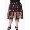 Jupe Banned Clothing Dark Moon Skirt Plus Noir