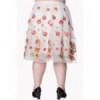 Jupe Banned Clothing Dark Moon Skirt Plus Blanc