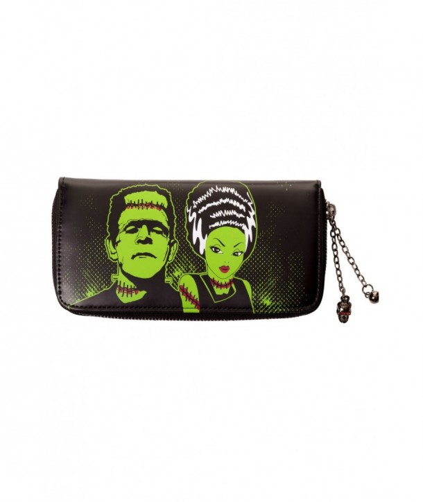 Porte Monnaie Banned Clothing Frankenstein And Bride Wallet Noir