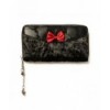 Porte Monnaie Banned Clothing Ivy Noir Lace Wallet Noir