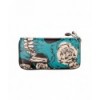 Porte Monnaie Banned Clothing Bleu Skull Wallet Noir