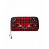 Porte Monnaie Banned Clothing Rouge Tartan Handcuff