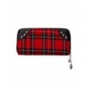 Porte Monnaie Banned Clothing Rouge Tartan Handcuff