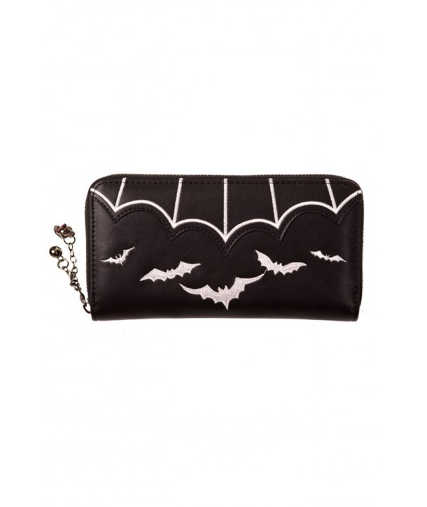 Porte Monnaie Banned Clothing Salem Wallet Noir/Blanc