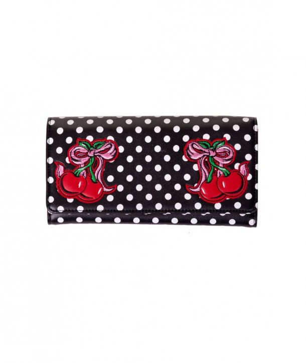 Porte Monnaie Banned Clothing Lucille Wallet Noir/Blanc