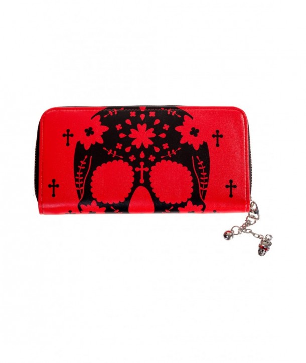 Porte Monnaie Banned Clothing Head Rush Wallet Rouge/Noir