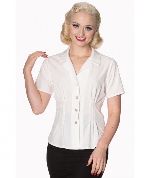 Chemise Banned Clothing Blouz White