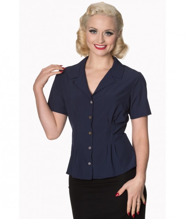 Chemise Banned Clothing Blouz Night Blue