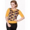 Top Banned Clothing Retro Cube Mustard