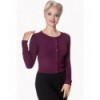 Cardigan Banned Clothing Dolly Aubergine