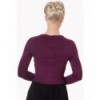 Cardigan Banned Clothing Dolly Aubergine